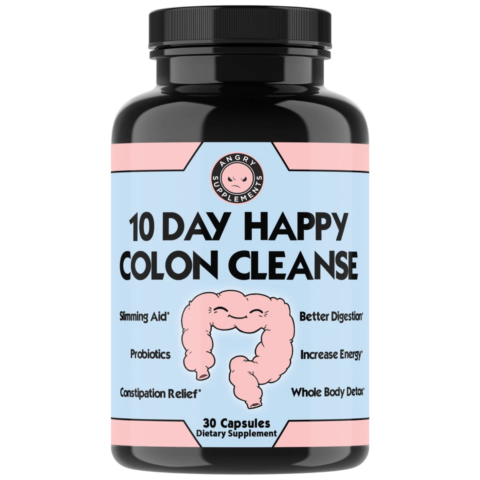 Super Detox and Cleanse 10 días feliz colon pérdida de peso desintoxicación, más salud paquete de 3 Foto 2 de 4