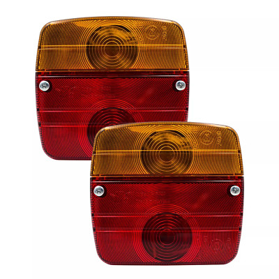 2 PCS Rückleuchte inkl Leuchtm. Heckleuchte Anhänger PKW Rücklichter E11 Neu