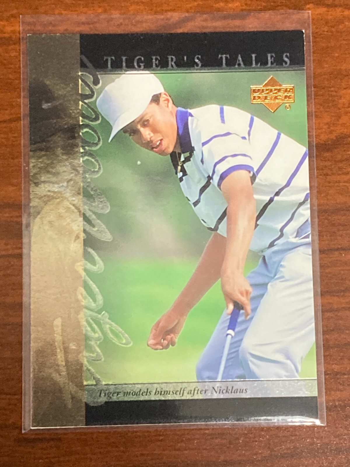 TIGER WOODS 2001 UPPER DECK TIGERS TALES CARD #TT2