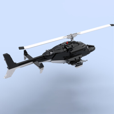 Featured Helicopter with Display Stand from TV Series 1039 teile Spielzeug