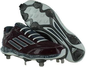 maroon baseball cleats