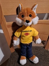 Schwäbisch Hall Fuchs mit Brille Bausparfuchs Stofftier/Plüschtier 31cm