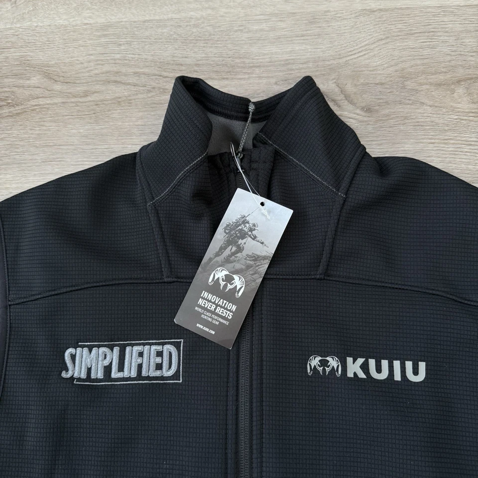 NWT KUIU 240 Peloton Vest Men’s Size Medium Black - Simplified Embroidered Logo - Image 3 of 4
