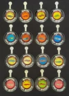 Vintage Hot Wheels Redline 1968 ORIGINAL 16 Metal Badge Button FULL Set NICE!