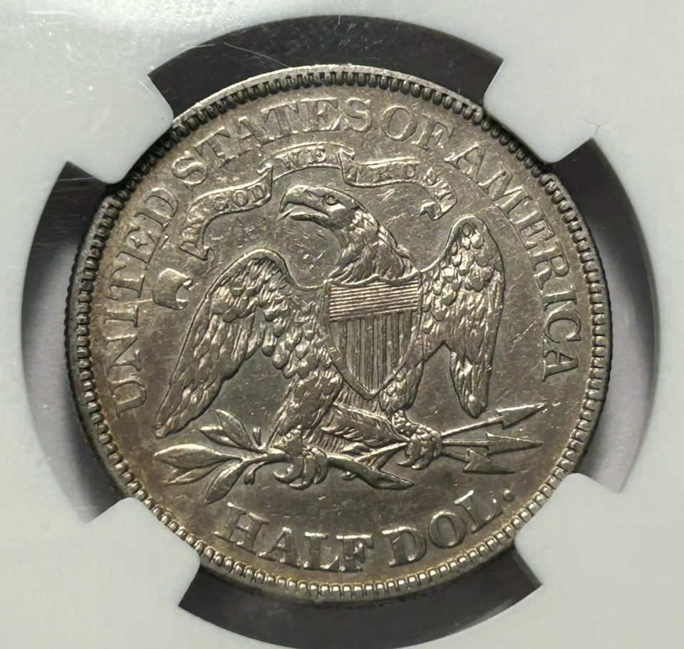 1876 LIBERTY HALF DOLLAR NGC VF 20 - Image 3 of 4