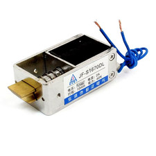 DC 12V 24V Electric Lock Linear Solenoid Lock Door Lock of Safe Box JF-1670DL Ma