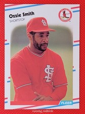 1988 Fleer Glossy Collector's Edition Ozzie Smith #47 HOF - 10+ Items Ship FREE!