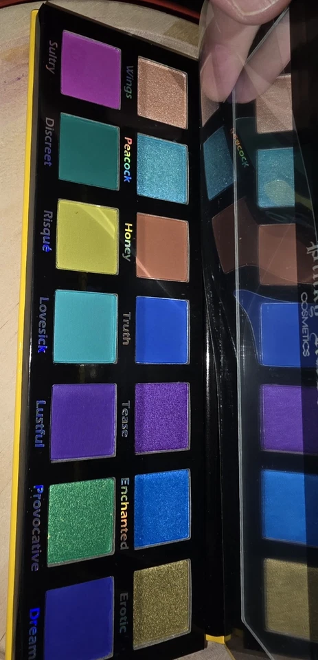 Paleta de sombras de ojos Pinky Rose Cosmetics 14 tonos en polvo prensados elección nueva en caja Foto 4 de 4