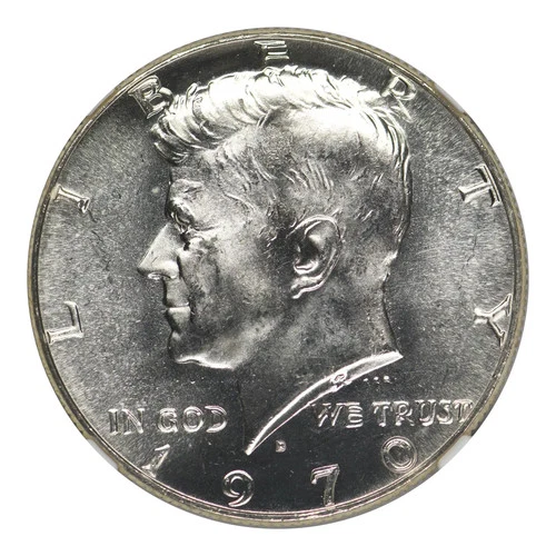 1970-D Kennedy Half Dollar NGC MS-64+ PL