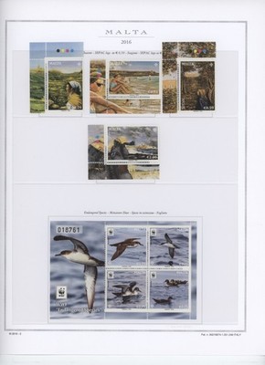 s57014 MALTA MNH ** 2016 Annata Complete Complete year set HINWEISE