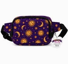 VTG Inspired 90 s Celestial Sun Moon Waist Bag Whimsigoth decor Y2K