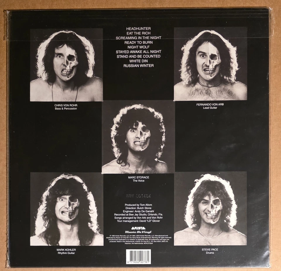 Krokus - Headhunter - New 1 180 Gram LP Silver & Black Marbled Vinyl  - Image 2 of 3