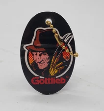 NIGHTMARE ON ELM STREET Gottlieb FREDDIE KRUGER PINBALL PROMO PLASTIC 1994 NOS