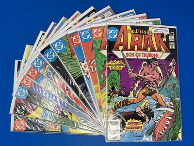 Arak Son of Thunder, Incomplete Run #1-48, DC 1981, Lot of 34 Comics