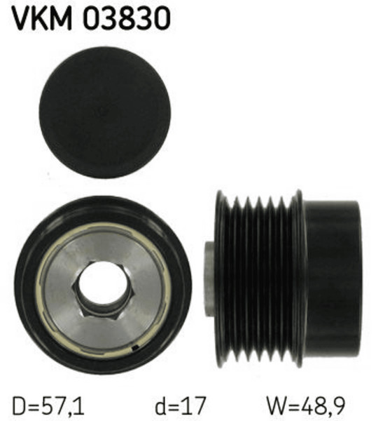 Lichtmaschine Generatorfreilauf FüR Chrysler Dodge Fiat Lancia Jeep Sebring-image