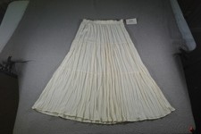Vintage Western Skirt Womens Large White Cowgirl Rodeo Square Dance Horse Show