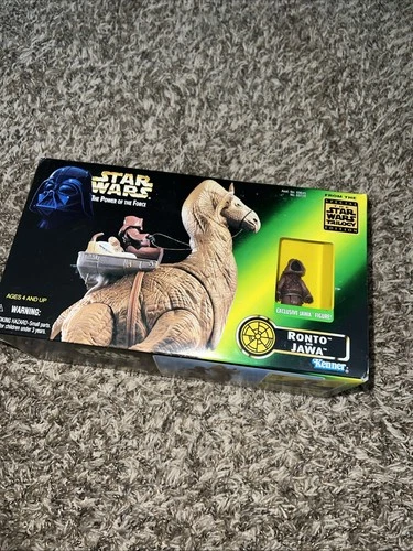 Star Wars POTF Ronto & Exclusive Jawa Figure Set Hasbro Brand New Sealed 1997