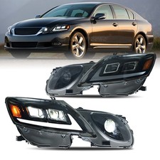 Hc Led Head Lights For Lexus Gs300350430450h 2006-2011 Animation Front Lamp