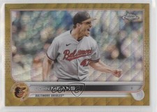 2022 Topps Chrome Gold Wave Refractor 38/50 John Means #176 10k8