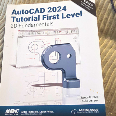AutoCAD 2024 Tutorial First Level 2D Fundamentals PB + Access Code Shih