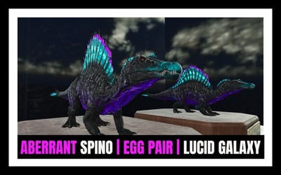 ARK Survival Ascended PvE ABERRANT SPINO LUDIC GALAXY TOP EGG PC/XBOX/PS5 ASA