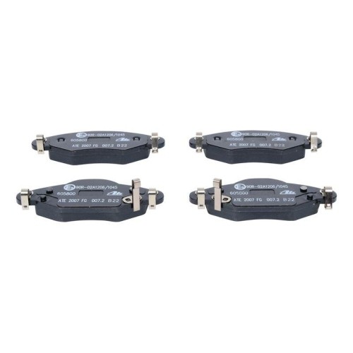 Plaquettes de frein ATE 13-0460-5800-2 pour Toyota Yaris