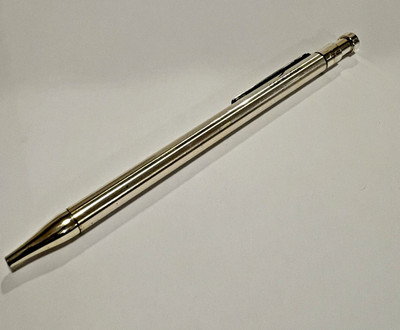 Vintage British Airways CONCORDE Chrom Kugelschreiber von COLIBRI - funktionstüchtig