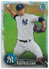 2016 Bowman Draft Chrome ~ JAMES KAPRIELIAN Refractor Base BDC-136 Yankees