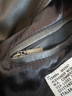 Alexandr Mcqueen Archive Leather Jacket | eBay