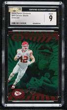 2024 Panini Illusions Trophy Collection Emerald Carson Steele CGC 9 Mint 1c0s