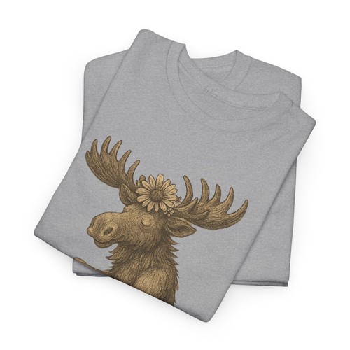 Moose Tee, Alaska Wilderness Nature Shirt - Funny Wildlife Lovers Cycling Top, - Bild 13 von 26