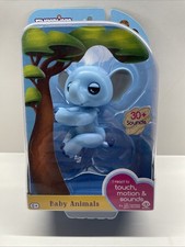 WowWee Fingerlings Baby Animals Elephant Blue Interactive 30 Sounds Toy