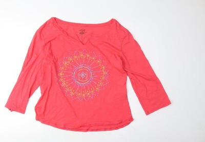 Basic-T-Shirt Damen UK Größe M LuLaRoe Rot