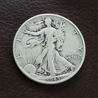 1945 Liberty Walking Half Dollar Silver 50C Circulated US Coin