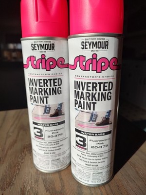 Seymour 20-379 Inverted Marking Paint Fluorescent Pink- 2 Pack