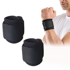 2 Pack Wrist Brace Adjustable Wrist Support Wrist Straps for Fitness Tendonitis