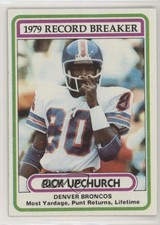 1980 Topps Record Breaker Rick Upchurch #5 2k3