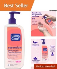 Fragrance-Free Foaming Cleanser for Sensitive Skin - 8 fl oz Oil-Free Wash