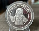 VINTAGE 1988 MACMILLAN RAGGEDY ANDY FINE SILVER ROUND - WISHES DO COME TRUE