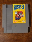 Vintage Original Nintendo NES Super Mario 3 Authentic Game - Tested and Working