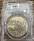 1935 Peace Dollar, PCGS MS64