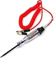 Heavy Duty 3-70V Automotive Test Light,Digital LED Relay Tester Black/Red 