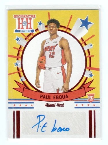 PAUL EBQUA - 2020-21 Chronicles - Hometown Heroes Rookie Auto RC Red #HH-PEB