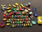 Huge Lot Vintage Fisher Price Little People King Indian Chief Car Lift Cowboy +