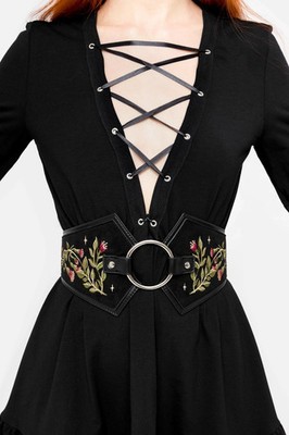 Restyle Gothic Belt - Ceres O-Ring Belt - Witchy Gothic Belt