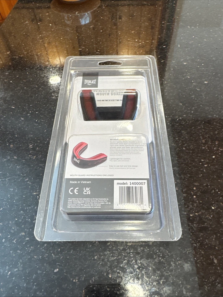 Nuevo Protector Bucal Doble Everlast Evershield Negro Boxeo y MMA Modelo: 1400007 Foto 2 de 4