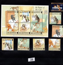 / ALDERNEY BAILIWICK OF GUERNSEY - MNH - ANIMALS - CATS - PETS