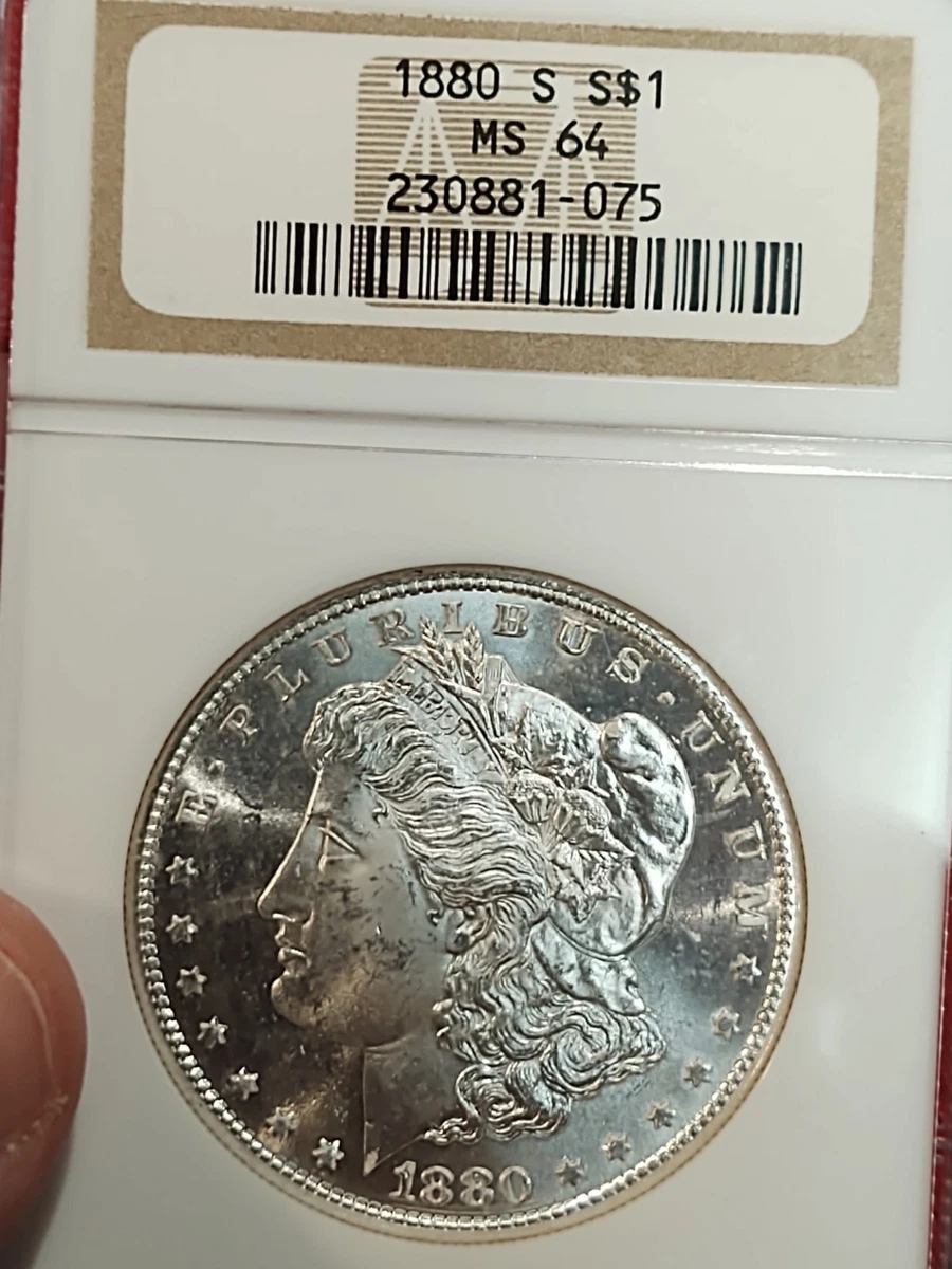 アメリカ 1880 S ドル 銀貨 NGC MS64 モルガンダラー 036 アメリカ 1880 S ドル 銀貨 NGC MS64 モルガンダラー 036 アメリカ