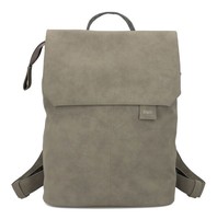 zwei Mademoiselle.M MR13 Freizeitrucksack Laptoprucksack Nubuk - Mud Taupe
