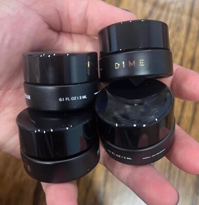 NEW Lot of 4 Dime Dewy Day and TBT Creams 3ml Each Travel Size